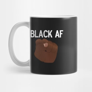 Black AF (white lettering) Mug